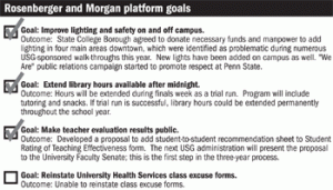 Morgan and Rosenberger Campaign Platform